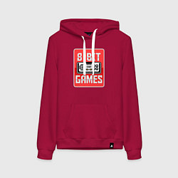 Женская толстовка-худи 8 bit games