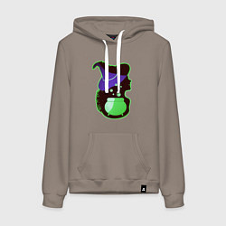 Женская толстовка-худи Девушка ведьма и котел с зельем