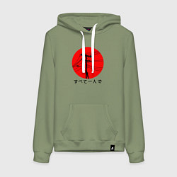 Женская толстовка-худи Японский вайб