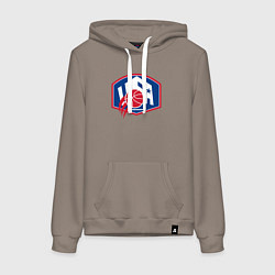 Женская толстовка-худи Баскетбол США