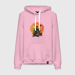 Женская толстовка-худи Хэллоуин ведьмин дом