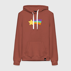 Женская толстовка-худи Радужный свитер Мэйбл