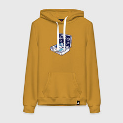 Женская толстовка-худи Мир в чемодане