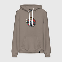 Женская толстовка-худи Крутой профессор