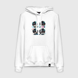 Женская толстовка-худи Дань Хэн стикеры