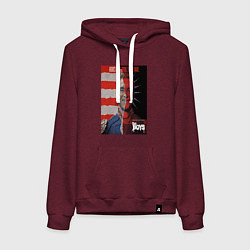 Женская толстовка-худи Американский символ