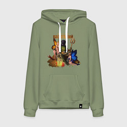 Женская толстовка-худи Капитолий - Сэр Троглодит