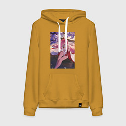 Женская толстовка-худи Геншин Яэ Мико Гудзи