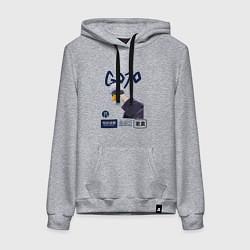 Женская толстовка-худи Утка Годжо Сатору - Магическая битва