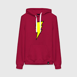 Женская толстовка-худи Shazam and Black Adam logo