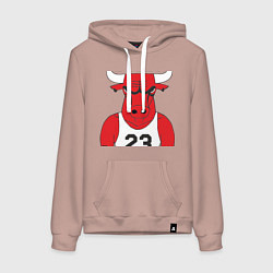 Женская толстовка-худи Gangsta Bulls 23