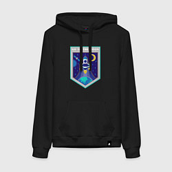 Женская толстовка-худи Полёт на луну