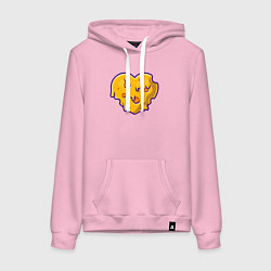 Женская толстовка-худи Сырное сердце