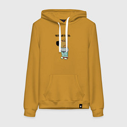 Женская толстовка-худи Чиловый парень