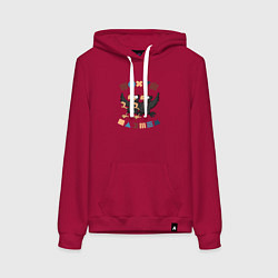 Женская толстовка-худи Пляшем пофиг