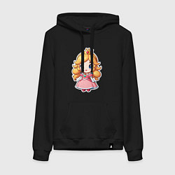 Женская толстовка-худи Маленькая принцесса Пич