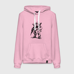 Женская толстовка-худи Боевой бот