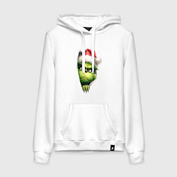 Женская толстовка-худи Гринч похититель рождества в ожидании нового года