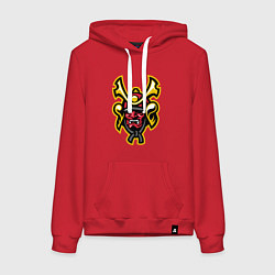 Женская толстовка-худи Samurai face