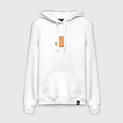 Женская толстовка-худи Кот день рождения