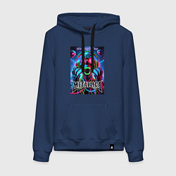 Женская толстовка-худи Metallica - playbill of the intergalactic tour