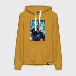 Женская толстовка-худи Venom in New York city - ai art fantasy