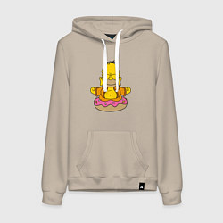 Женская толстовка-худи Homer yoga