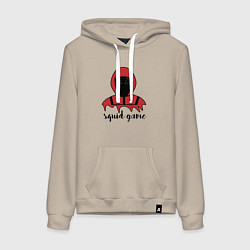 Женская толстовка-худи Squid game man