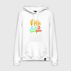 Женская толстовка-худи Hello squid game
