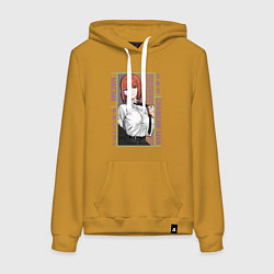 Женская толстовка-худи Человек-бензопила Макима в костюме