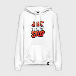 Женская толстовка-худи Just dont stop