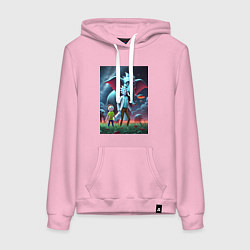 Женская толстовка-худи Слон похожий на Рика Санчеса - прикол