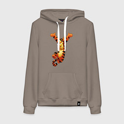 Женская толстовка-худи Винни пух - Тигруля