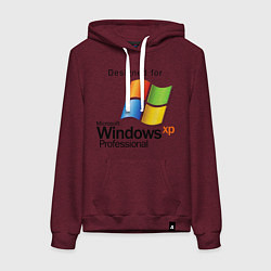 Женская толстовка-худи Предназначен для windows xp