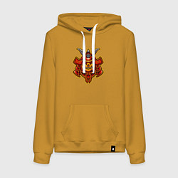 Женская толстовка-худи Samurai halloween