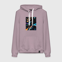 Женская толстовка-худи Ты моя вселенная