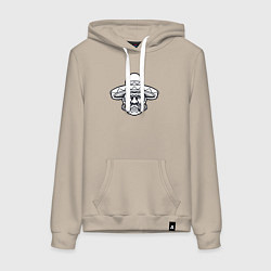 Женская толстовка-худи Усатый мексиканец