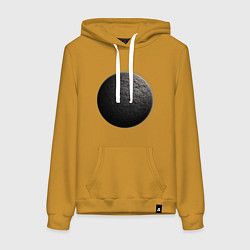 Женская толстовка-худи Планета арт, каменная