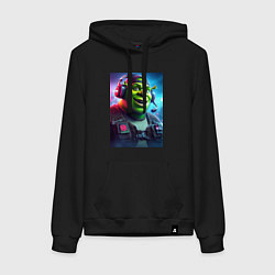 Женская толстовка-худи Cool Shrek - cyberpunk