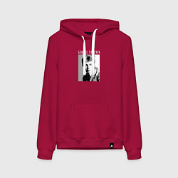 Женская толстовка-худи Сергей Есенин портрет