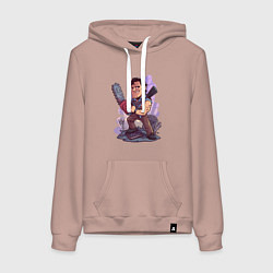 Женская толстовка-худи Зловещие мертвецы - Эш