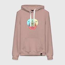 Женская толстовка-худи Ну вот блять