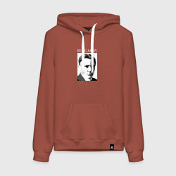 Женская толстовка-худи Михаил Булгаков портрет