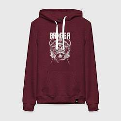 Женская толстовка-худи Banger - horned skull