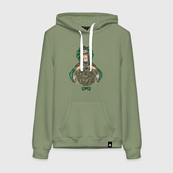 Женская толстовка-худи Славянская богиня Берегиня