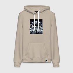 Женская толстовка-худи Thrash metal - Metallica