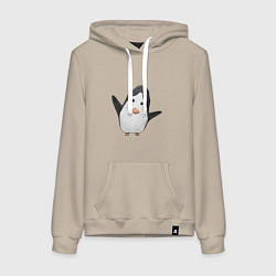 Женская толстовка-худи Cartoon penguin