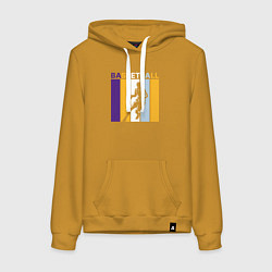 Женская толстовка-худи Play basketball