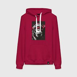 Женская толстовка-худи Мартышка в очках