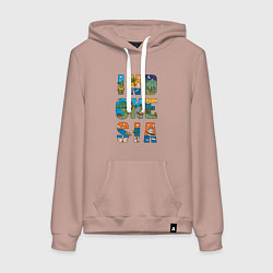 Женская толстовка-худи Индонезия